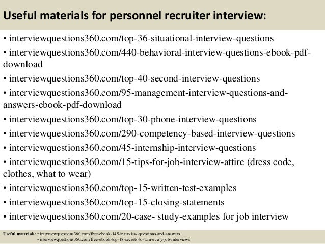 recruiter interview tips