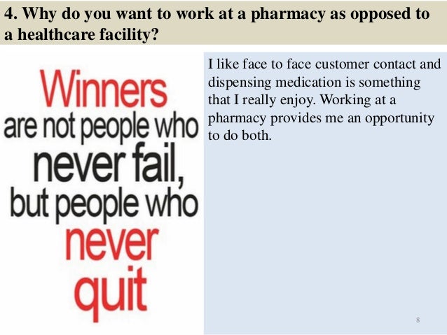 101 pharmacy interview questions and answers
