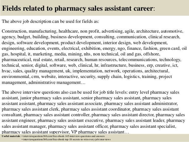 sales assistant job role