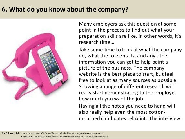 phone interview questions to ask