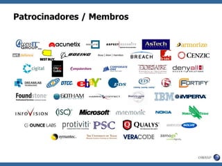 Patrocinadores / Membros 