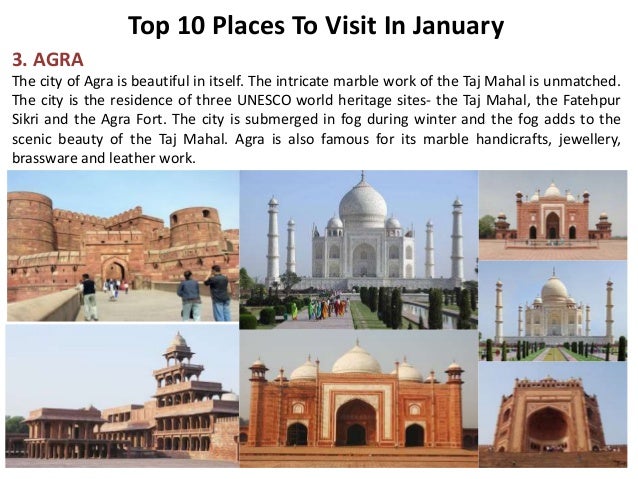 Top 10 Places to Visit in January