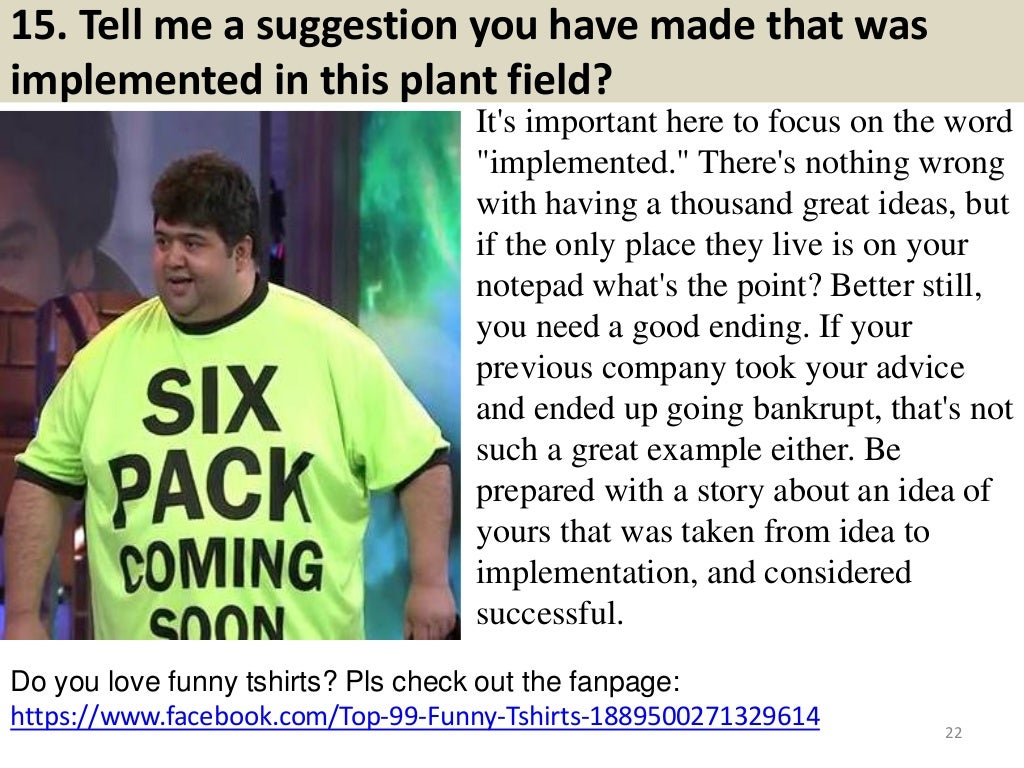 Top 36 plant interview questions with answers pdf