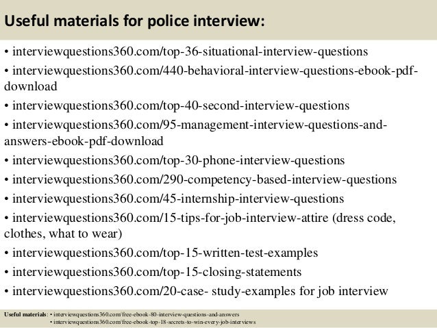 top 10 police cover letter tips