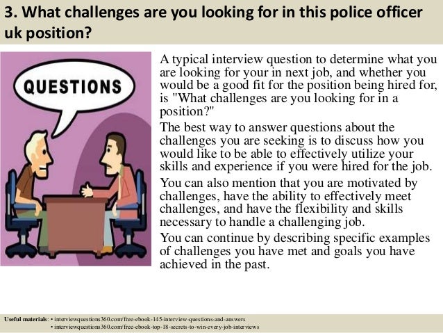 police officer questions