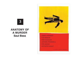 3
anatoMy of
a MuRDER
Saul Bass

 