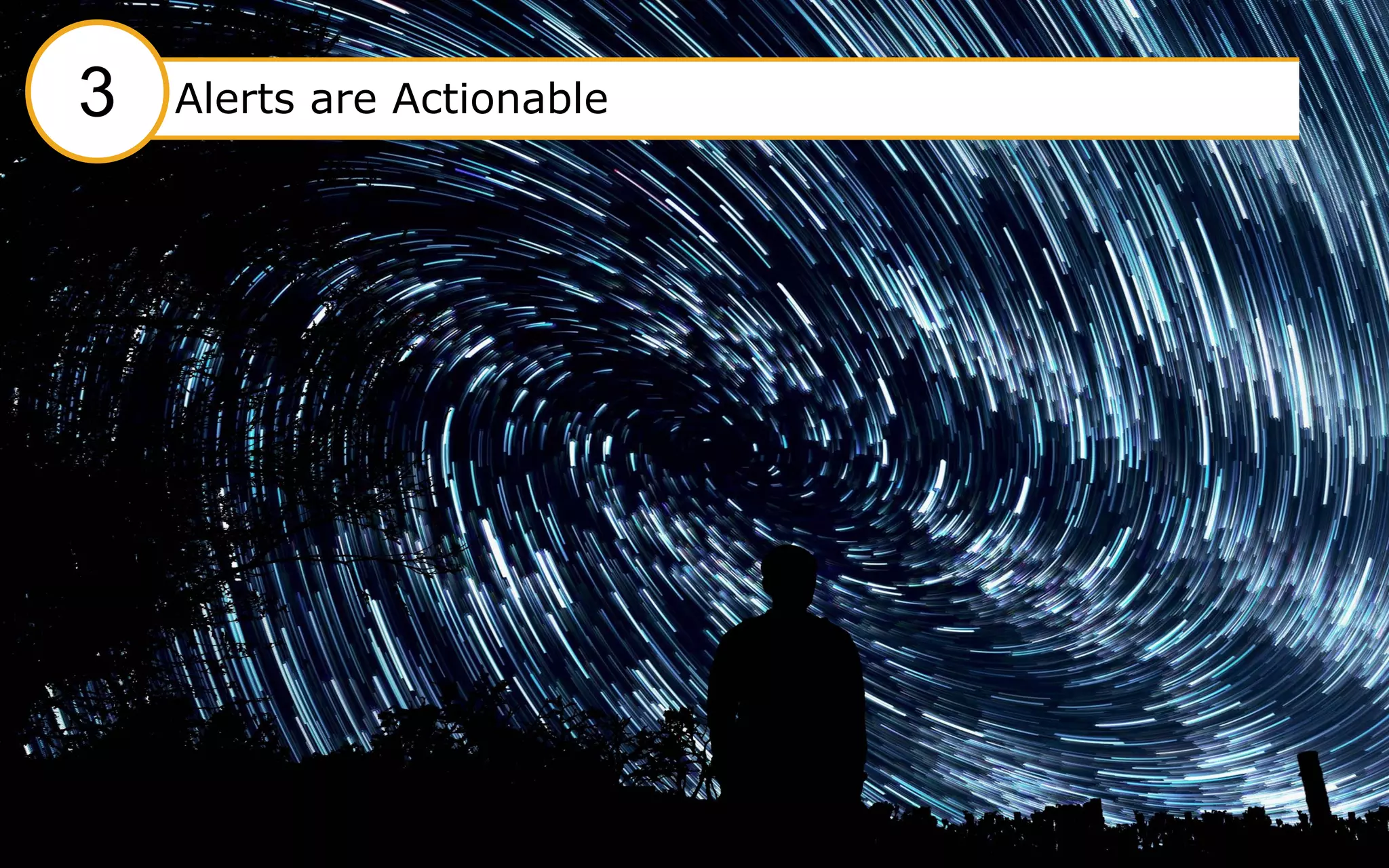 21
#3 Alerts are Actionable#3 Alerts are Actionable3
 