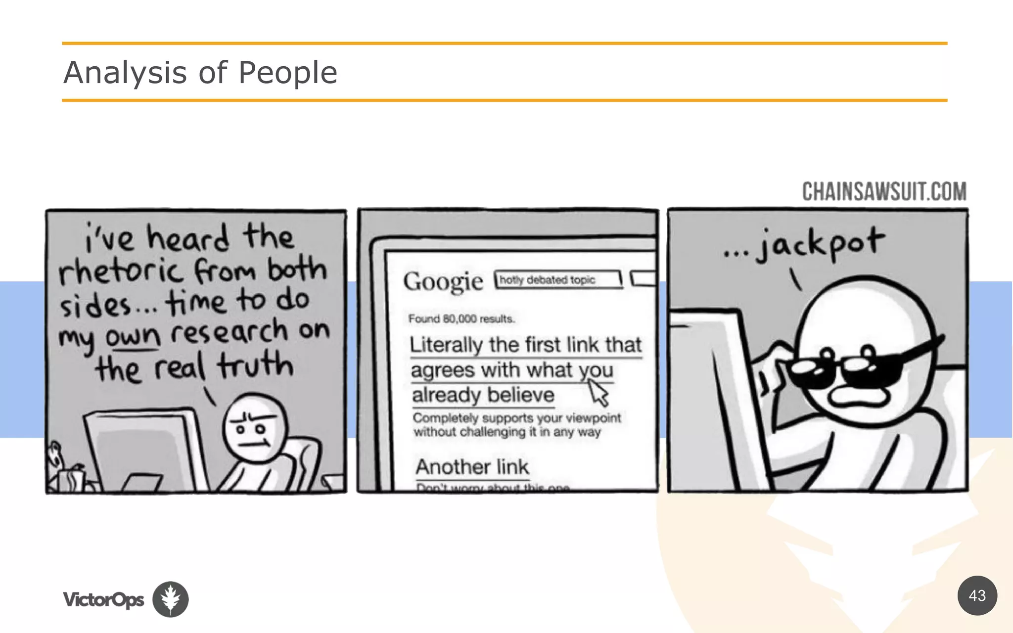 43
Analysis of People
 