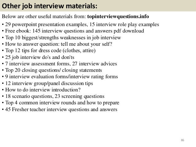 Top 32 pre kindergarten teacher interview questions and answers pdf