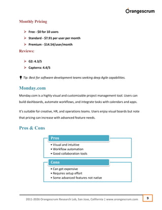 Top 10 Project Management Software for 2026 | PDF