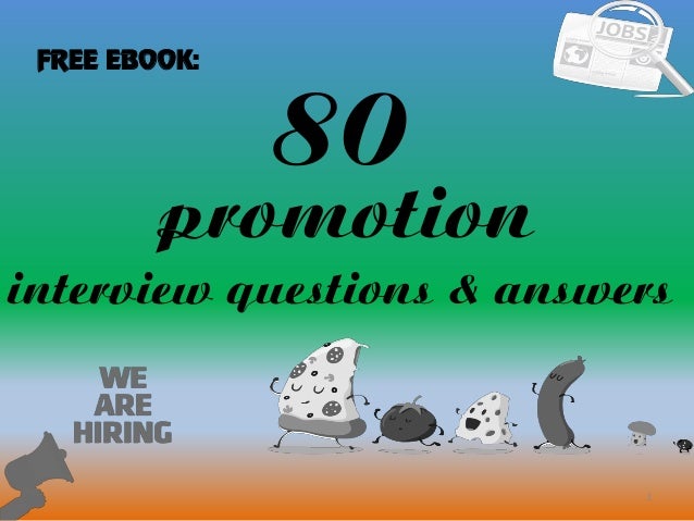 interview questions for promotion