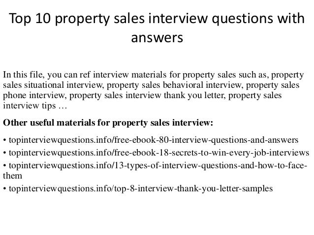 sales interview tips