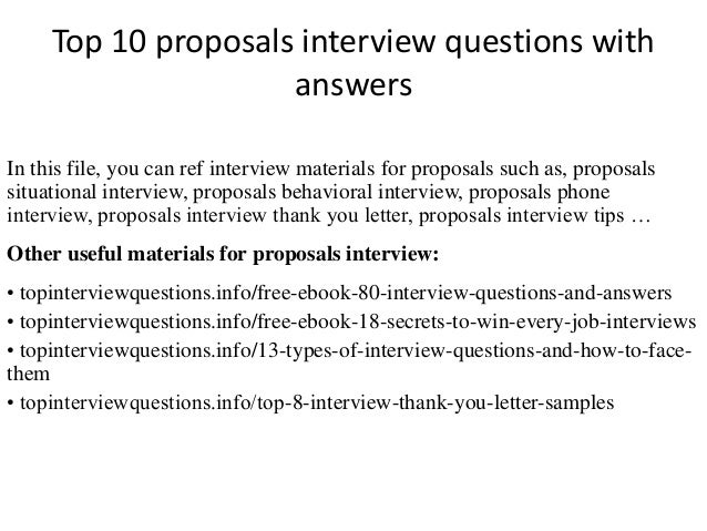 job interview answers