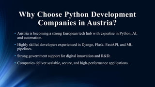 Top 10 Python Development Companies in Austria | PDF