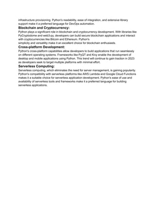 TOP 10 PYTHON DEVELOPMENT TRENDS FOR ALL | PDF