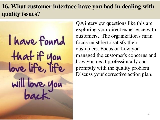 software quality assurance interview questions and answers pdf