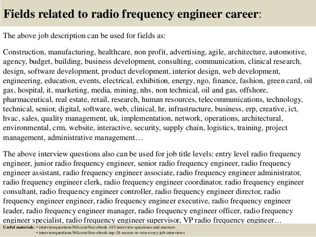 rf engineer interview questions