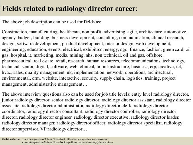 top 10 radiology director interview questions and answers pharmaceutical sales interview questions and answers