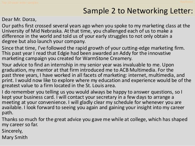 top 10 raytheon cover letter samples raytheon cover letter