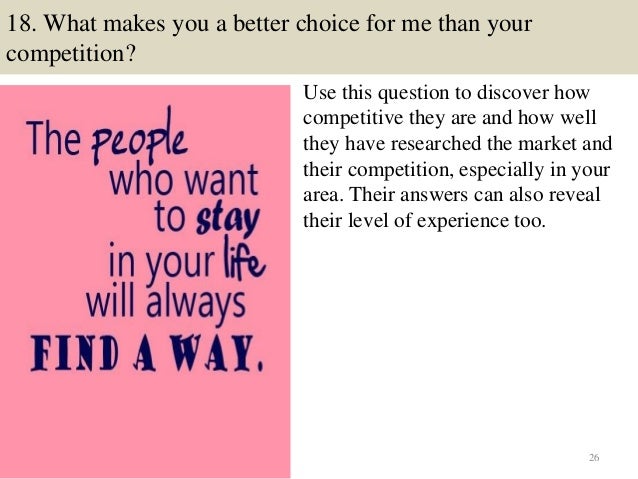 real estate interview questions