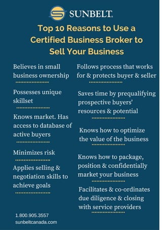 Top 10 Reasons to Use a Certified Business Broker to Sell Your Business