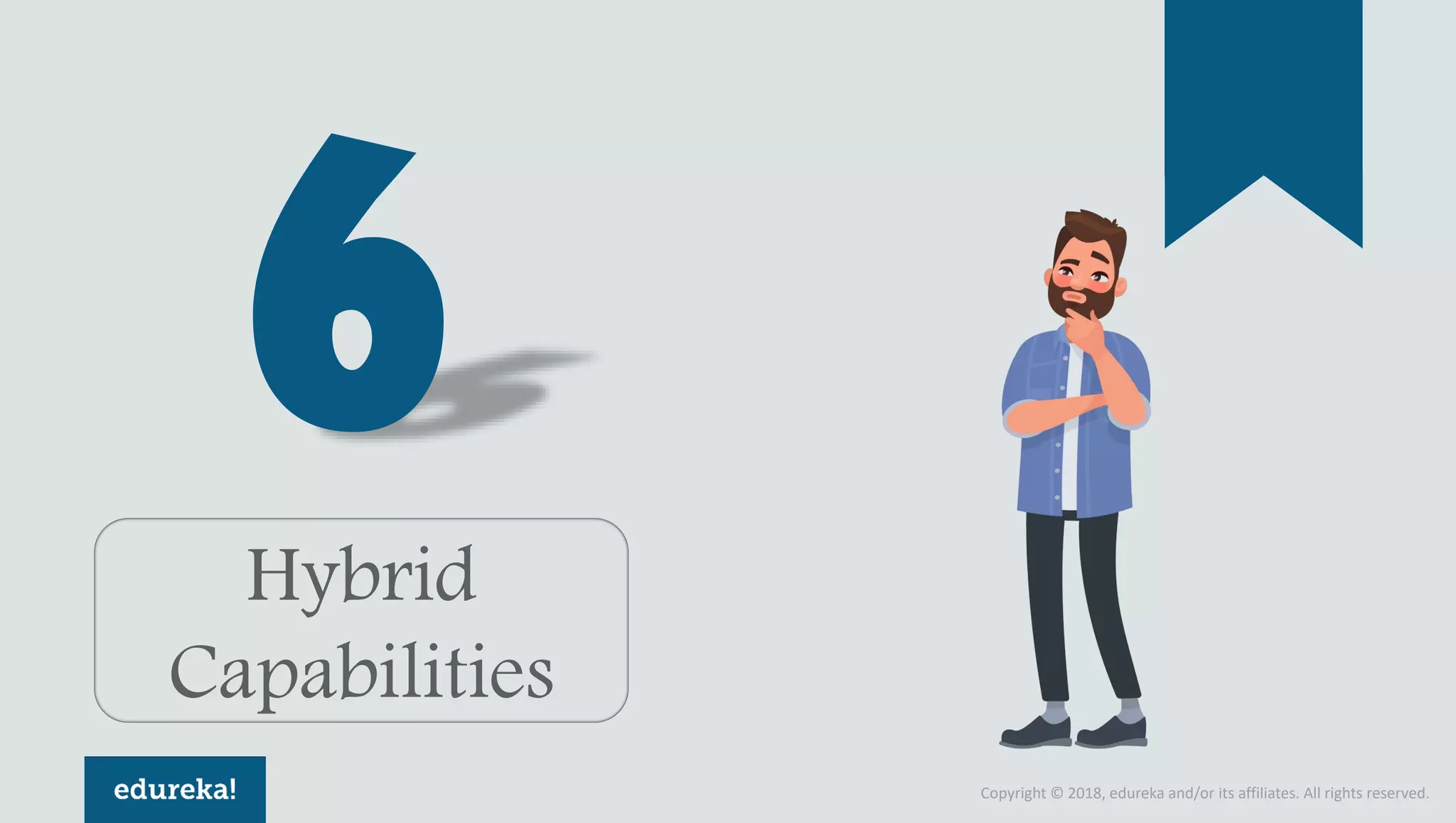 Copyright © 2018, edureka and/or its affiliates. All rights reserved.
Hybrid
Capabilities
 