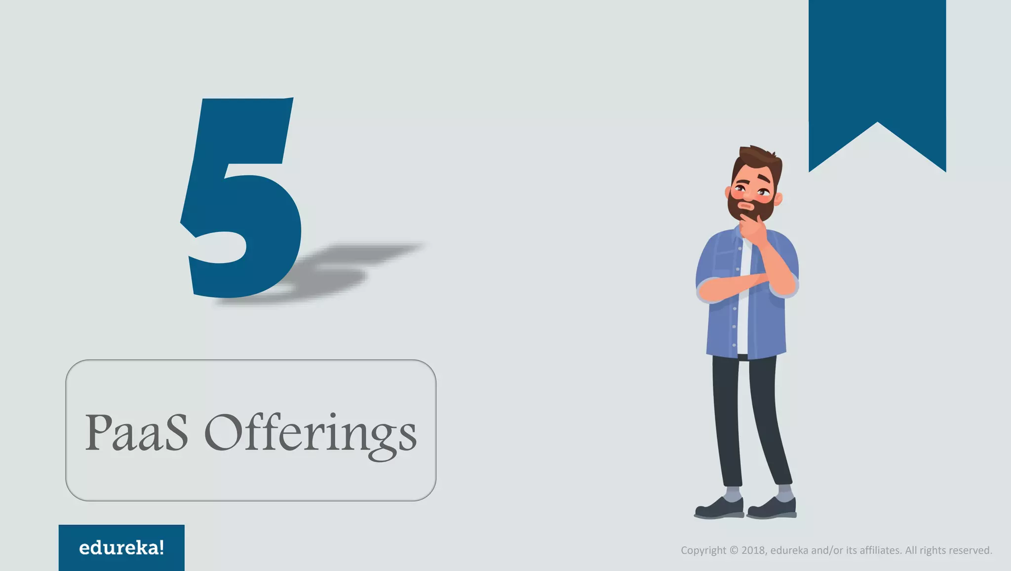 Copyright © 2018, edureka and/or its affiliates. All rights reserved.
PaaS Offerings
 