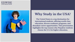 Top 10 Reasons to Study in the USA: Opportunities for Nepalese Students ...