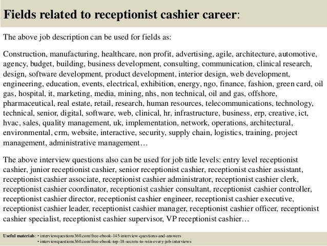 Receptionist Cover Letter Examples Entry Level from image.slidesharecdn.com