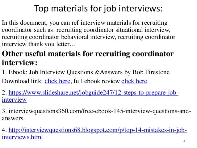 human resources coordinator interview questions