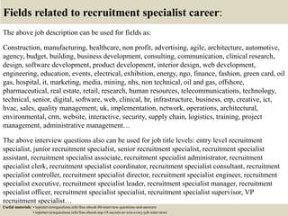 Top 10 recruitment specialist interview questions and answers | PPTX