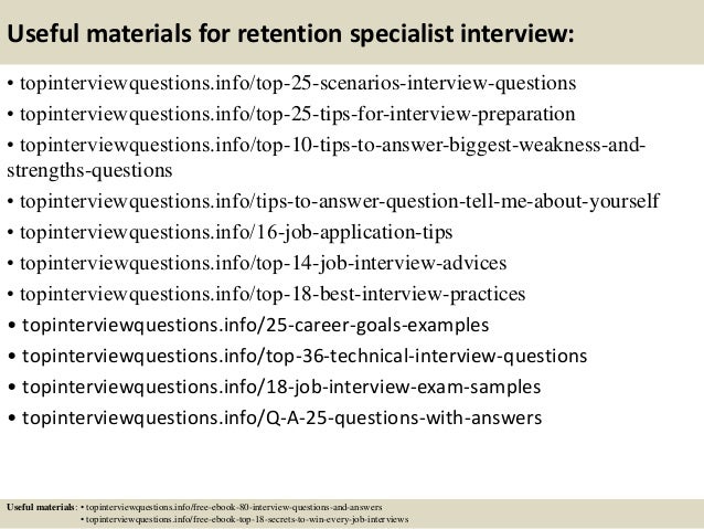 retention specialist