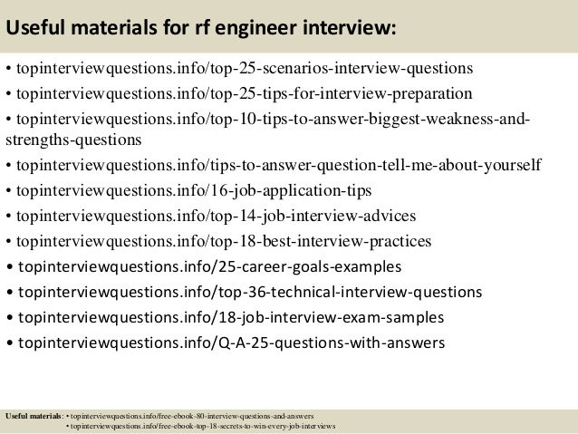 rf engineer interview questions