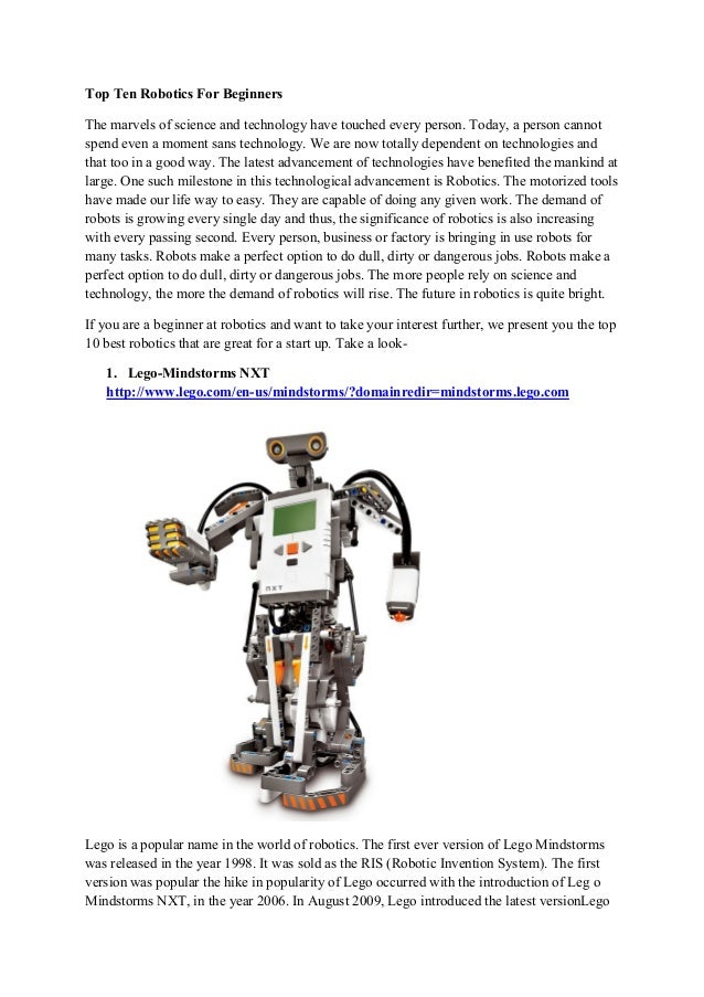 lego robotics beginners