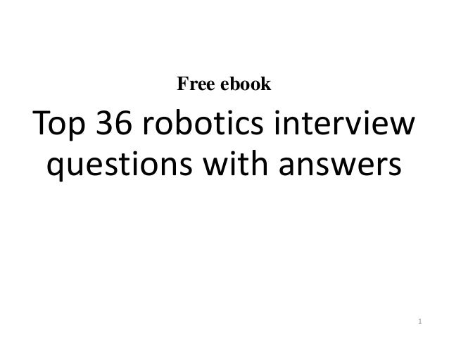 research questions about robotics