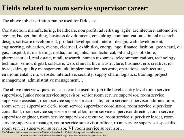exhausted by essays teachers pay teachers room service supervisor interview questions for restaurant managers
