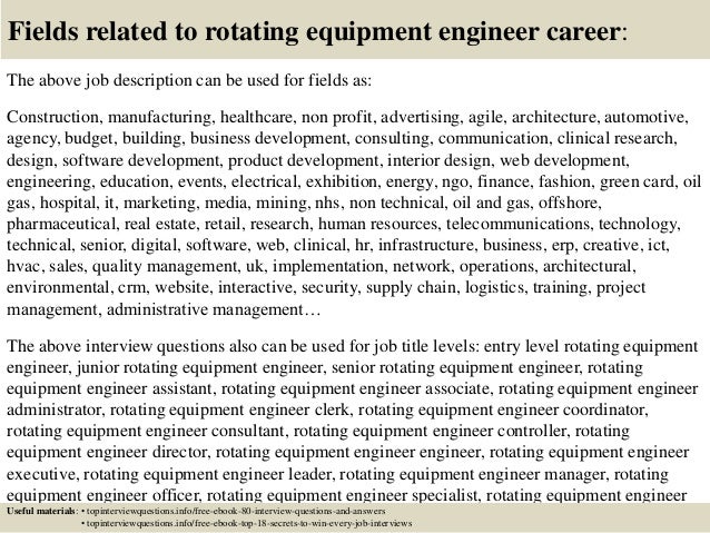 17 fields related to rotating equipment engineer career the above job description - Medical Equipment Engineer Sample Resume 17 fields related to rotating equipment engineer career the above job description - Medical Equipment Engineer Sample Resume