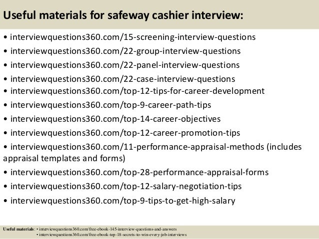 cashier interview questions