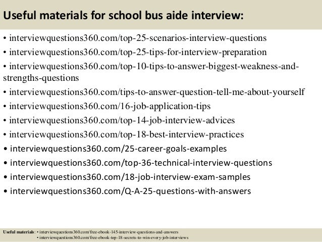 bus matron job description the best bus interview questions for school bus drivers