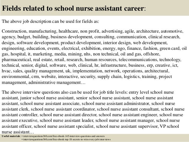 top 10 school nurse assistant interview questions and answers interview questions for school nurse