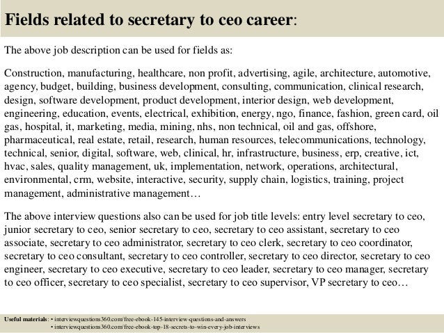 ceo job duties