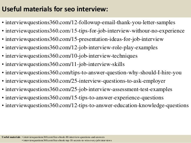 top 10 seo cover letter tips