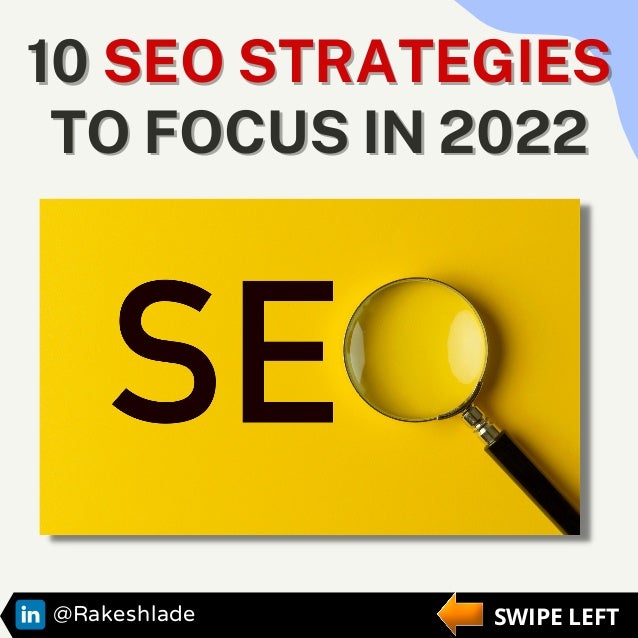 Top10 seo tips for 2022