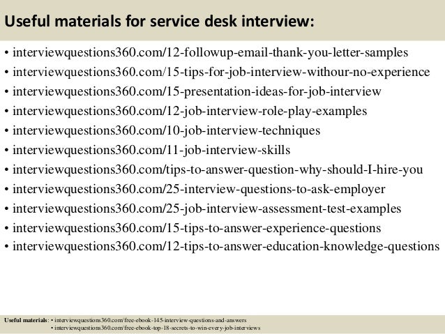Help Desk Interview Questions And Answers Monte