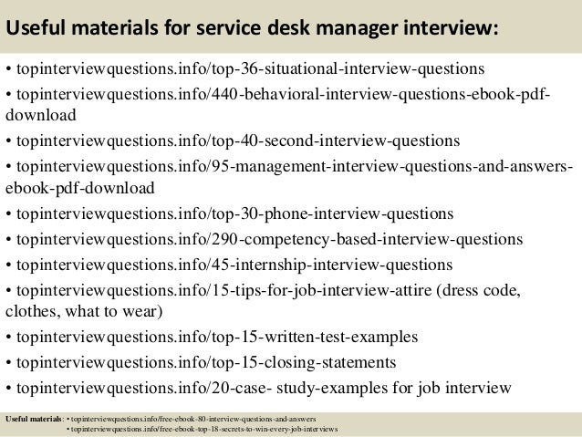 Help Desk Interview Questions And Answers Monte
