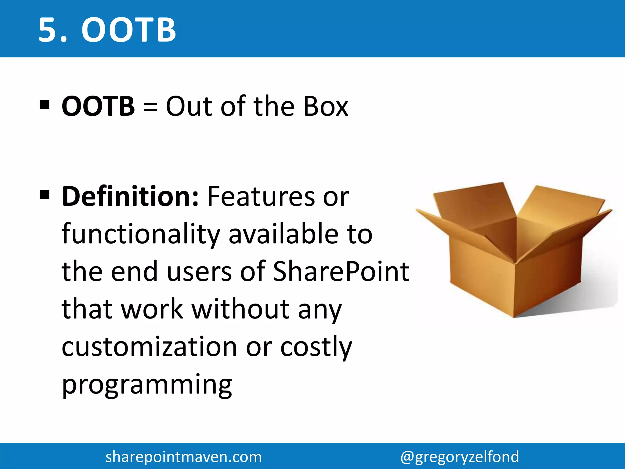 sharepointmaven.com @gregoryzelfondsharepointmaven.com @gregoryzelfond
SCREENSHOTS
METADATA
 