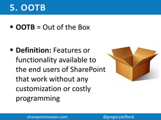 Top 10 SharePoint Terms and Acronyms Explained | PDF