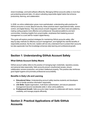 2026 Ultimate Guide to Safely Managing GitHub Accounts for Developers ...