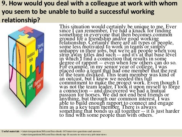 situational interview answers