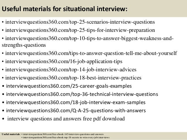 situational nursing interview questions